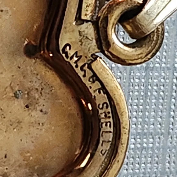 Shells GF Vtg. Heart Locket Pendant - Picture 5 of 6